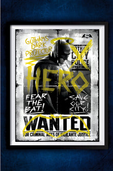 Batman Hero Poster  || DC Poster