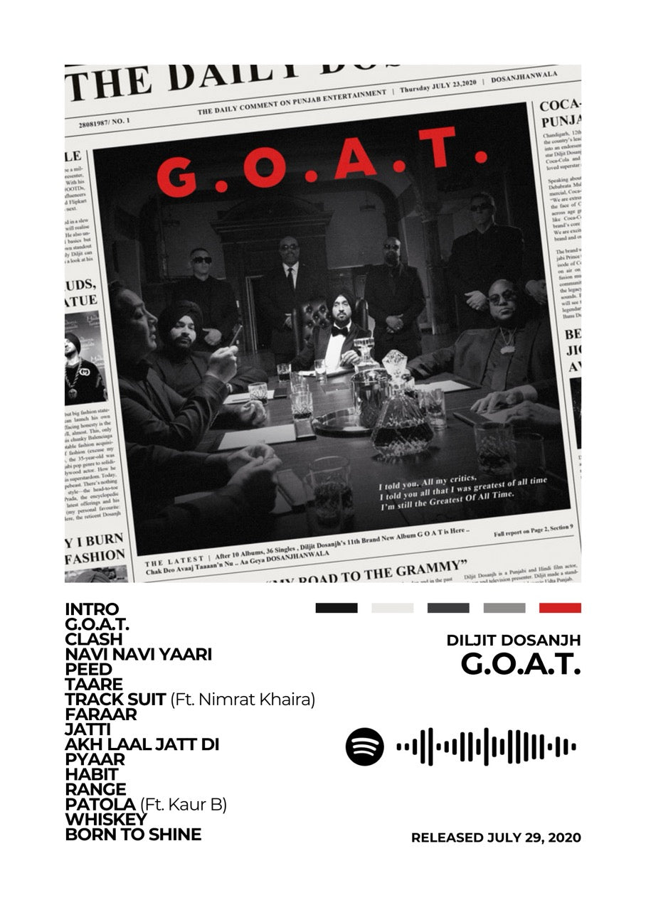 DILJIT DOSANJH- G.O.A.T.