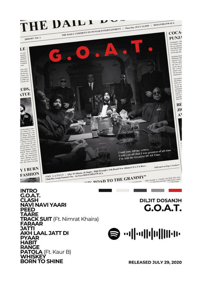 DILJIT DOSANJH- G.O.A.T.