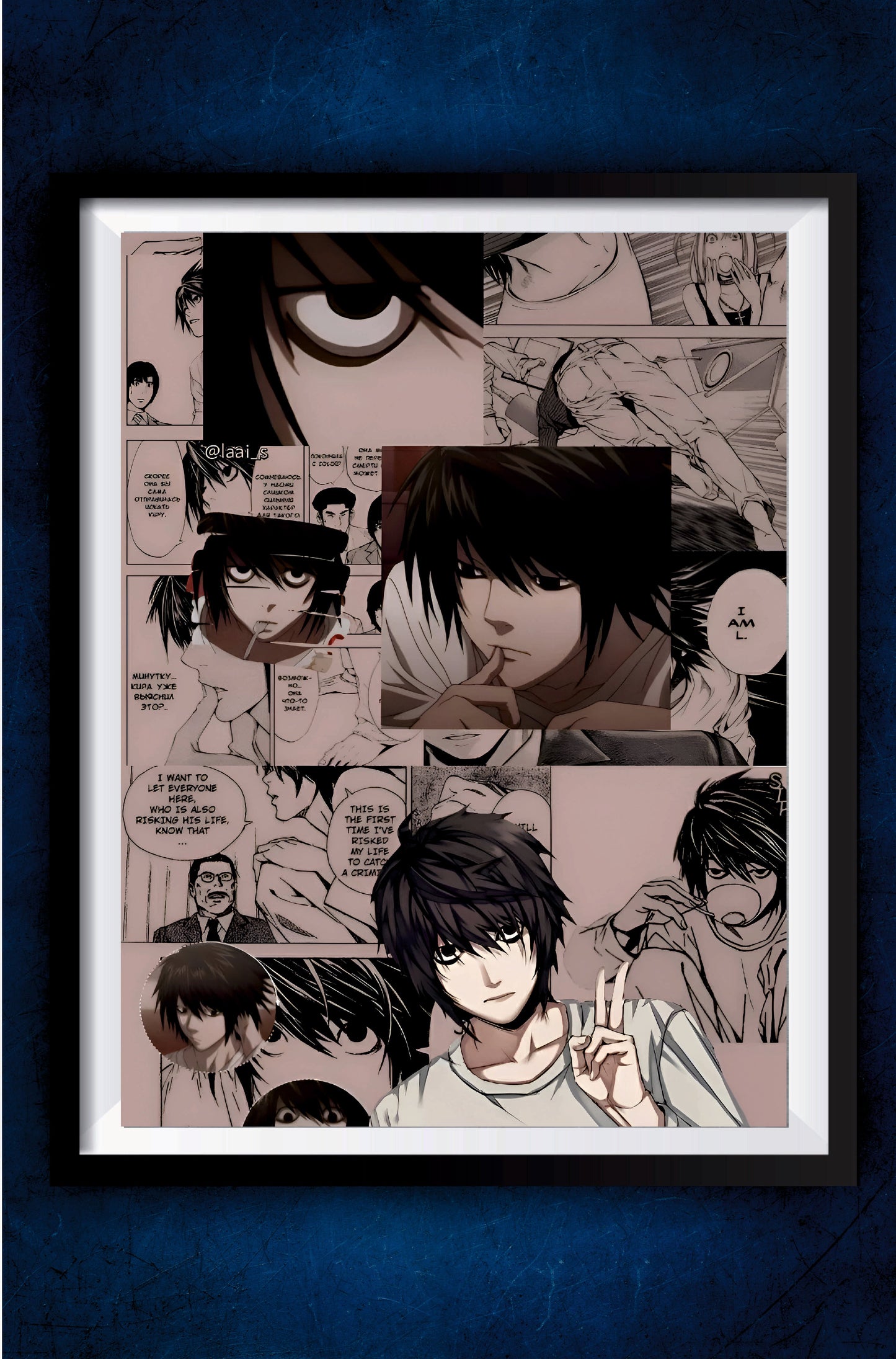 L Death Note Poster #2 || Anime Posters