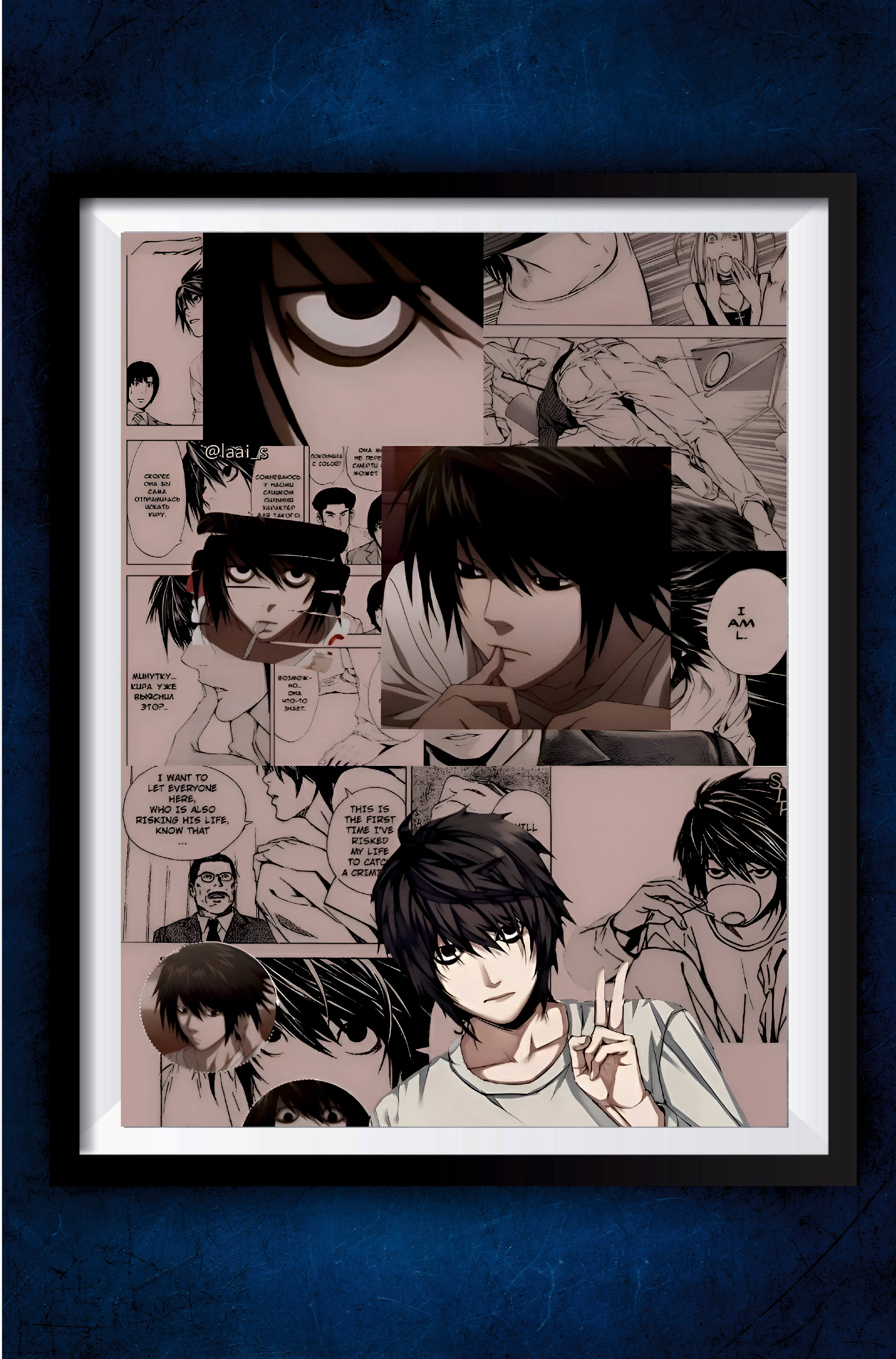 L Death Note Poster #2 || Anime Posters
