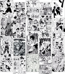 Dragon Ball Z Manga Panel Collage Kit