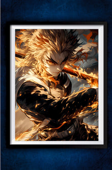 Rengoku Poster || Demon Slayer Poster