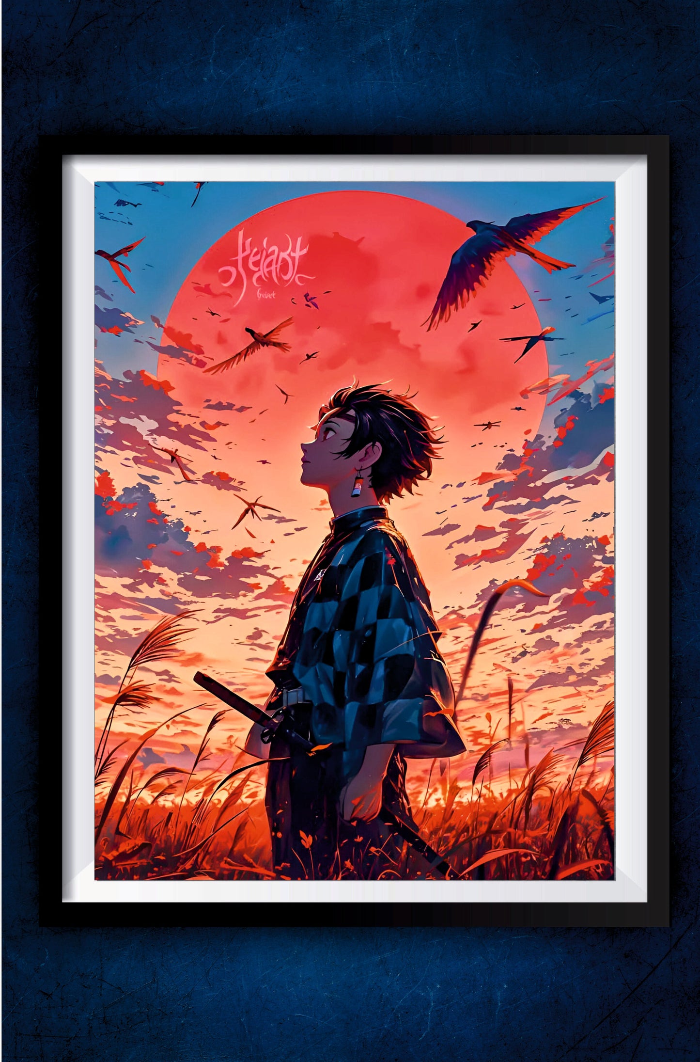 Tanjiro Abstract Poster || Demon Slayer Poster
