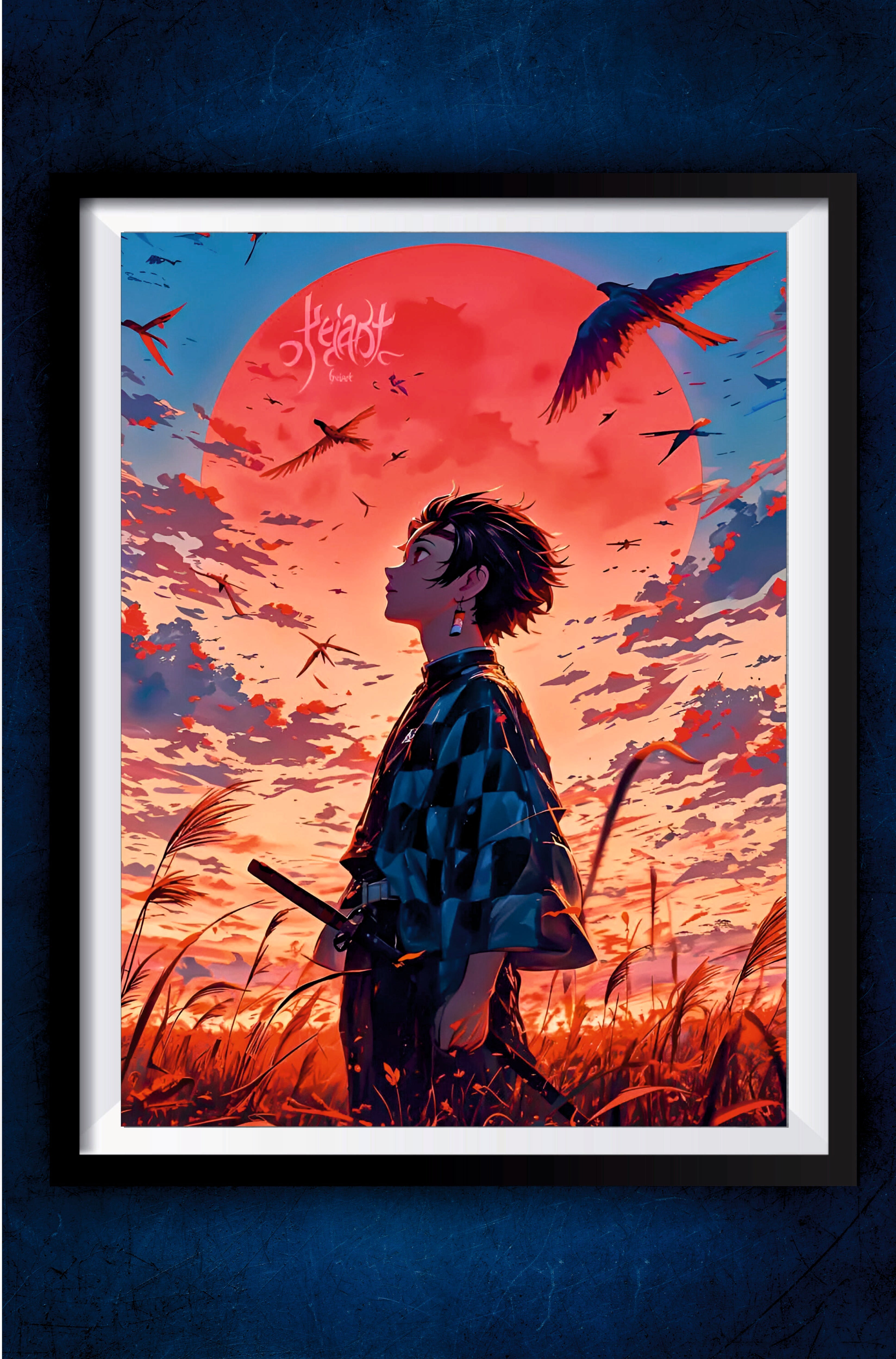Tanjiro Abstract Poster || Demon Slayer Poster