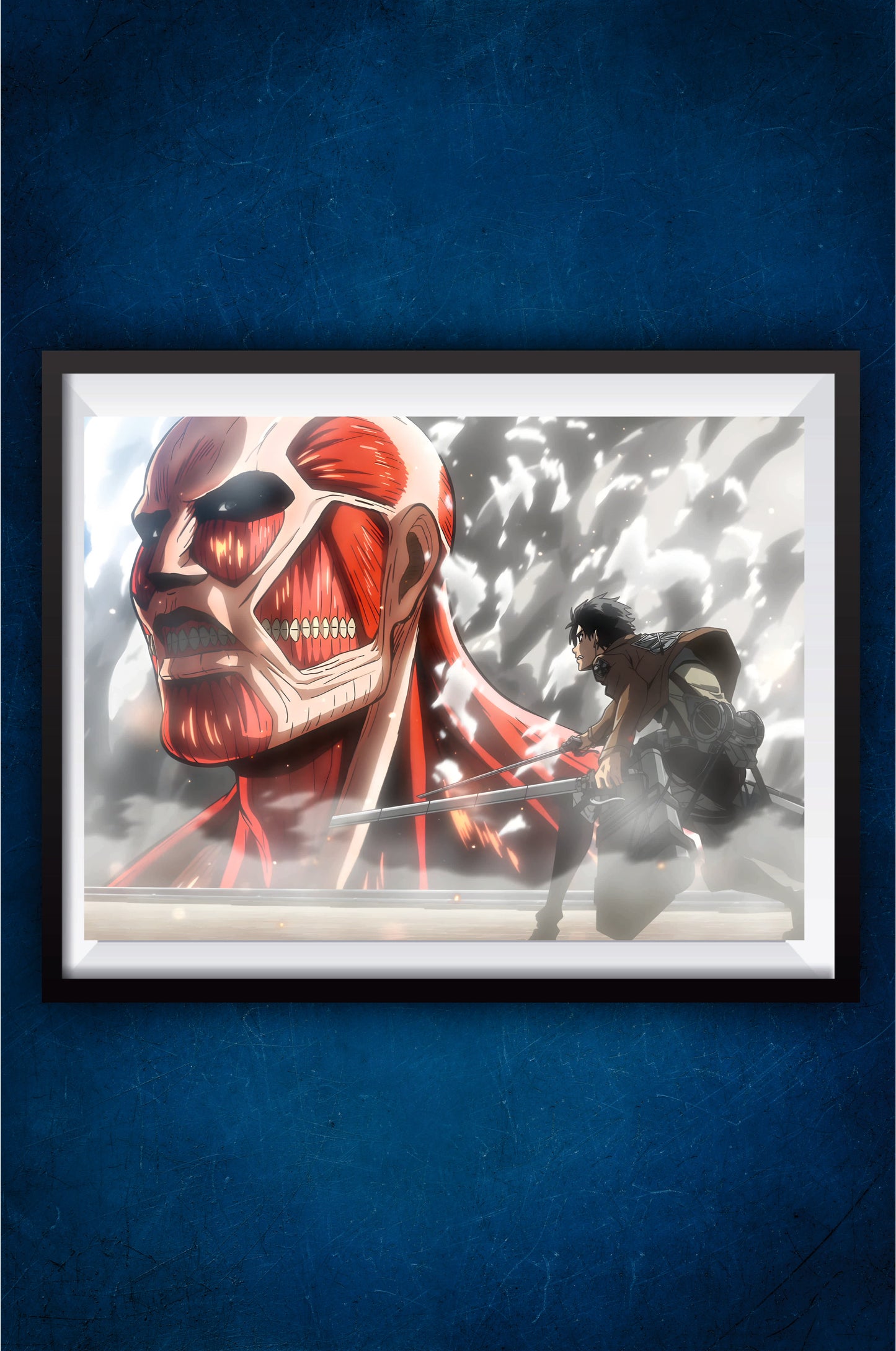 Eren with Colossal Titan