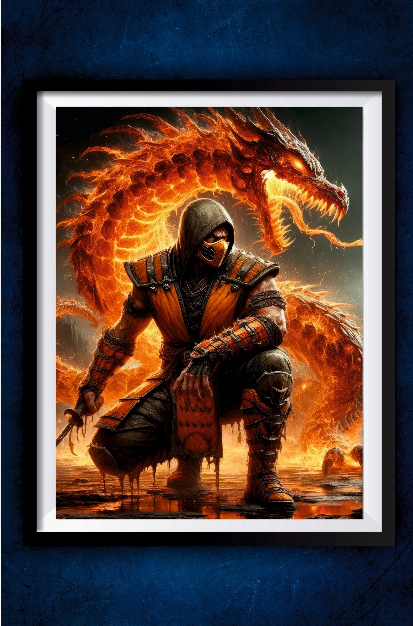 Scorpion Mortal Kombat Poster || Games Poster