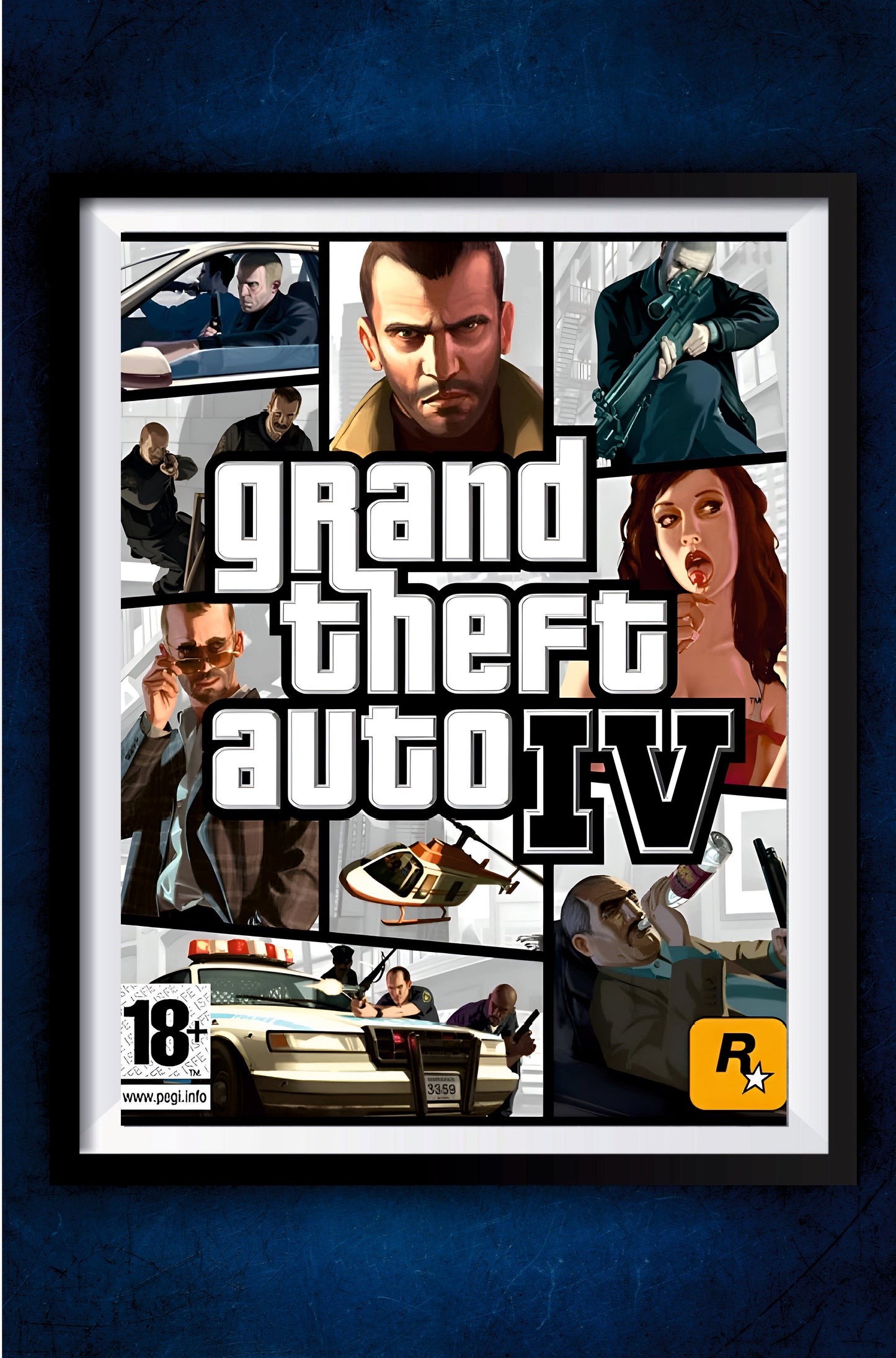 GTA IV Banner Poster || Games Poster