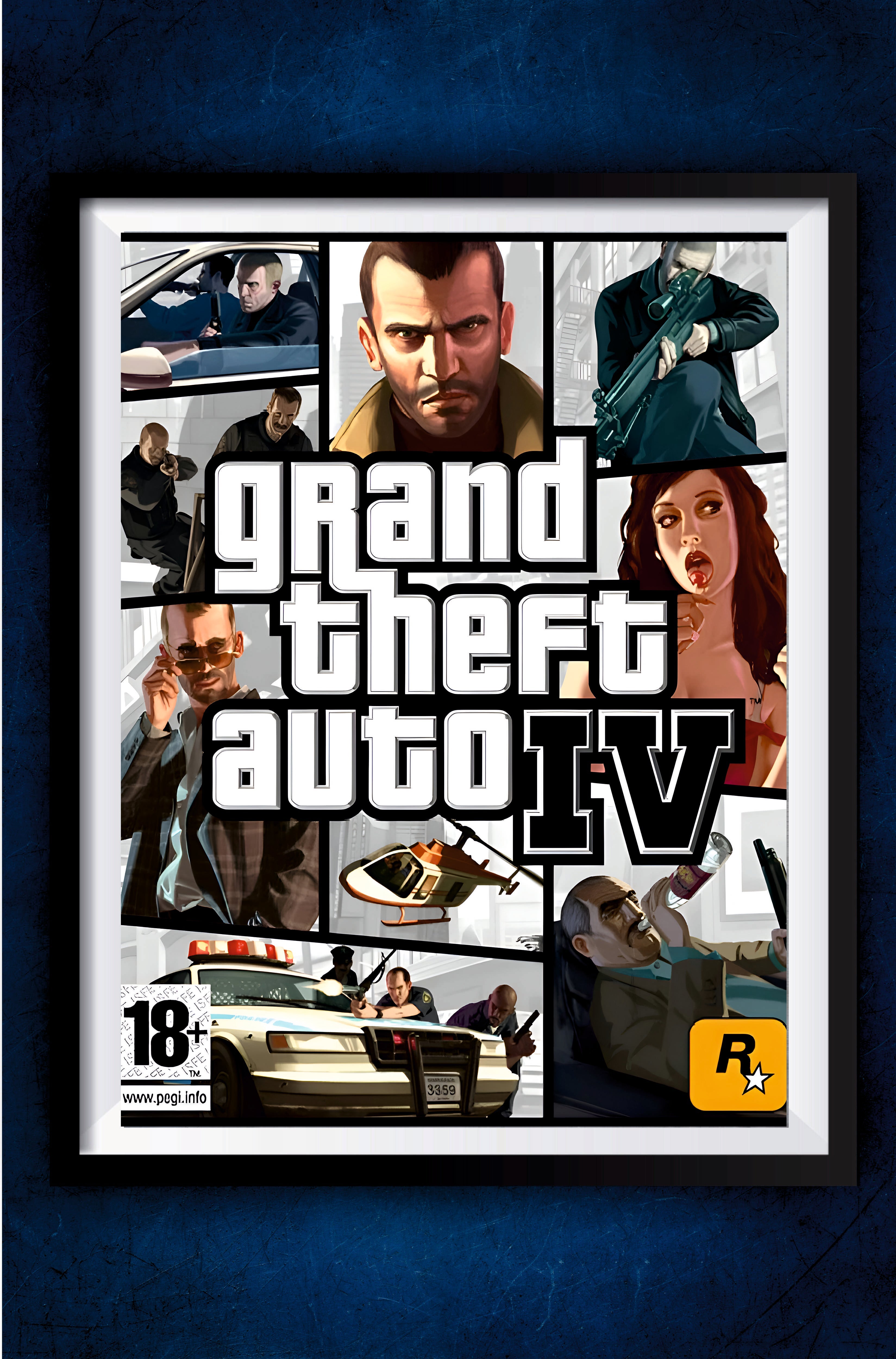 GTA IV Banner Poster || Games Poster