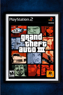 GTA 3 Liberty City Banner Poster || Games Poster