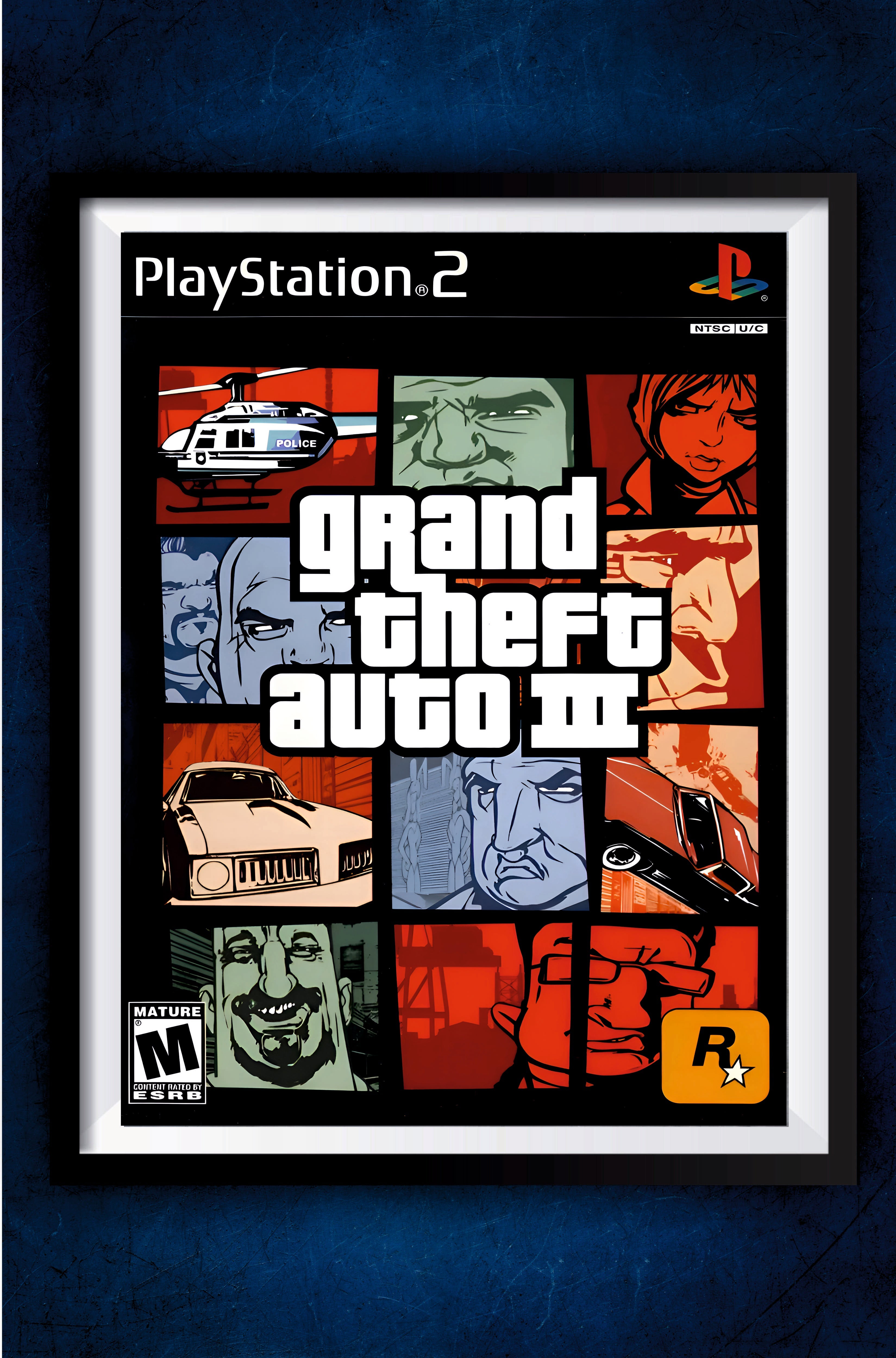 GTA 3 Liberty City Banner Poster || Games Poster