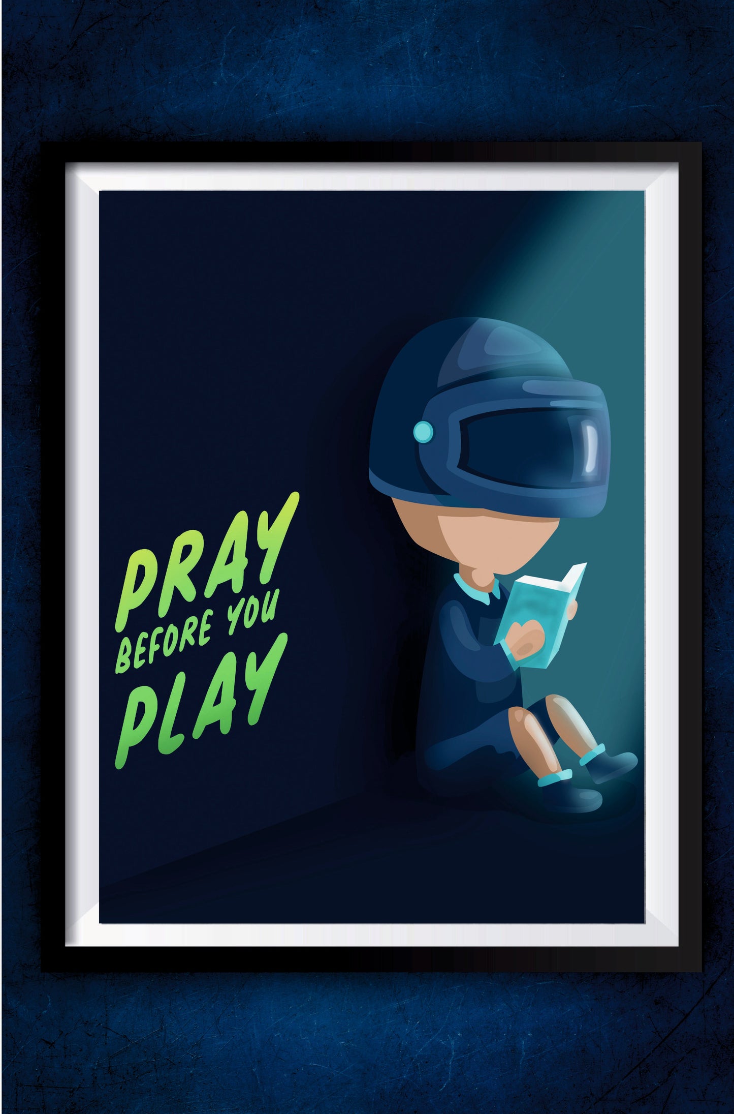 Pray before you play BGMI Poster || Games Poster