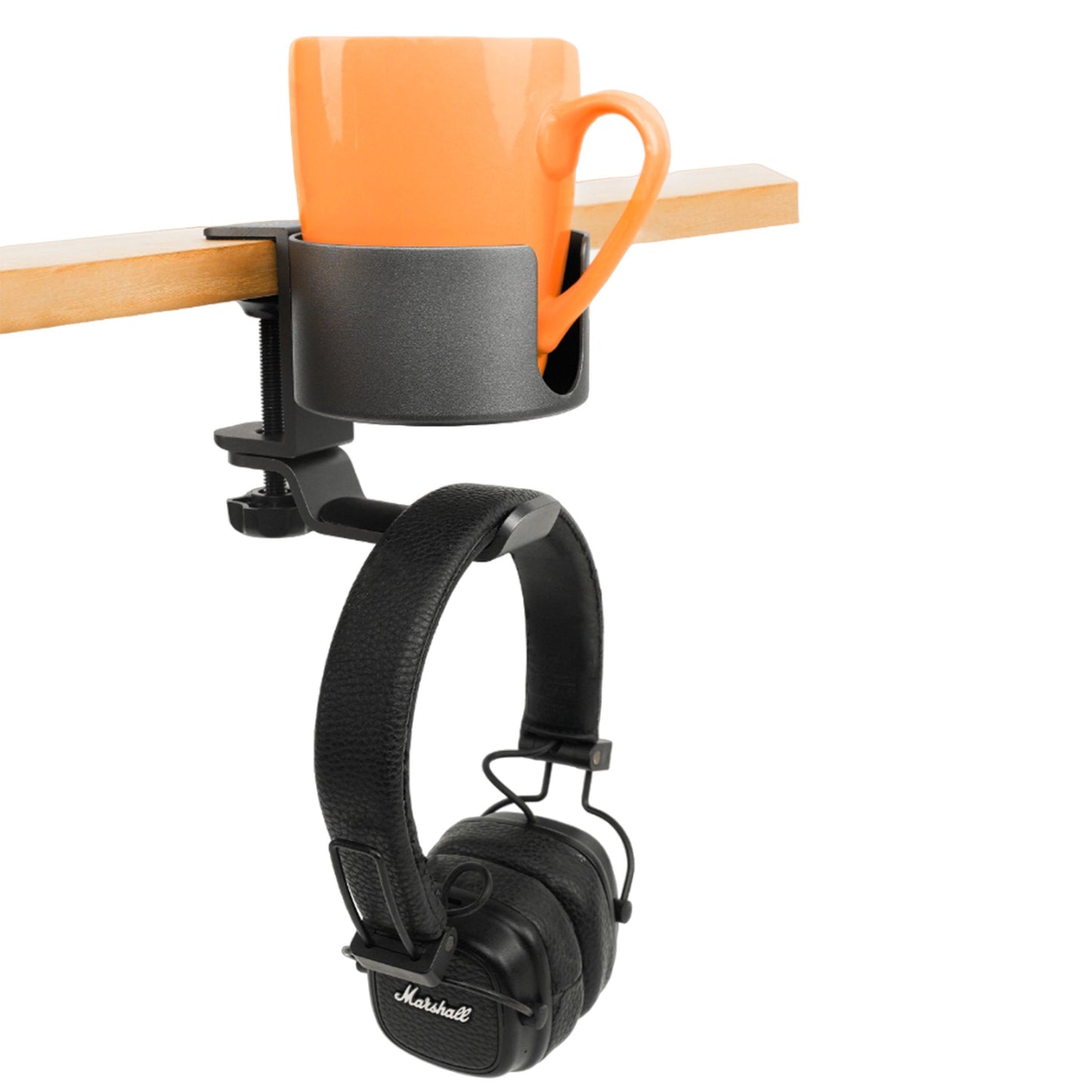 Giá để cốc kẹp bàn tích hợp móc treo đồ HyperWork | CH01