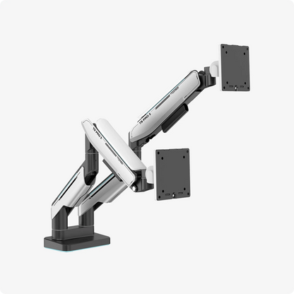 Giá đỡ màn hình Human Motion T9 Pro II Dual Trắng - HyperWork