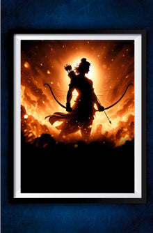 Ram Ji With Dhanush Poster || Devotional