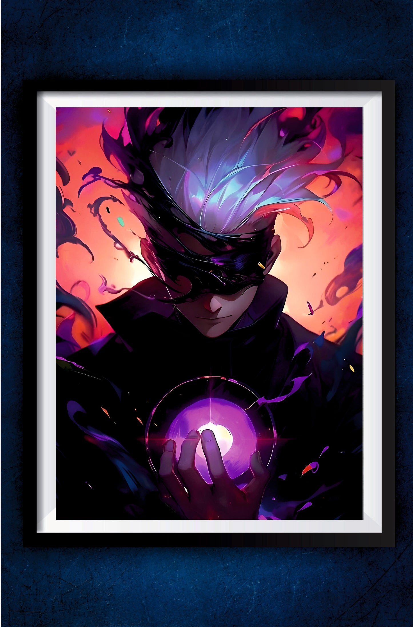 Gojo Using Hollow Purple Poster || Jujutsu Kaisen