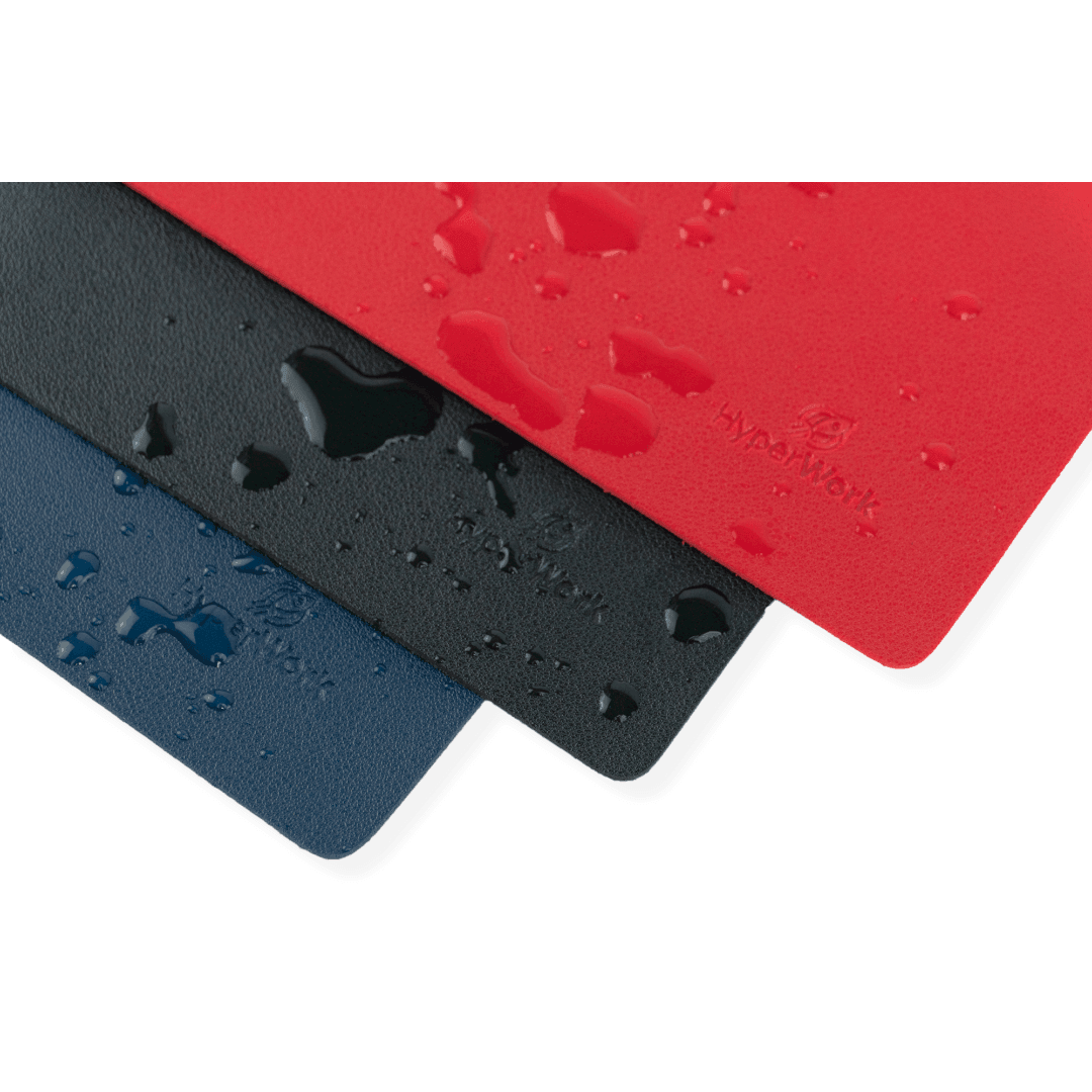 Lót chuột 20x20cm chất liệu giả da PU HyperWork Mousepad