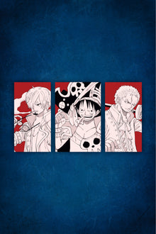 Luffy Zoro and Sanji || One Piece || Matte Finish Poster