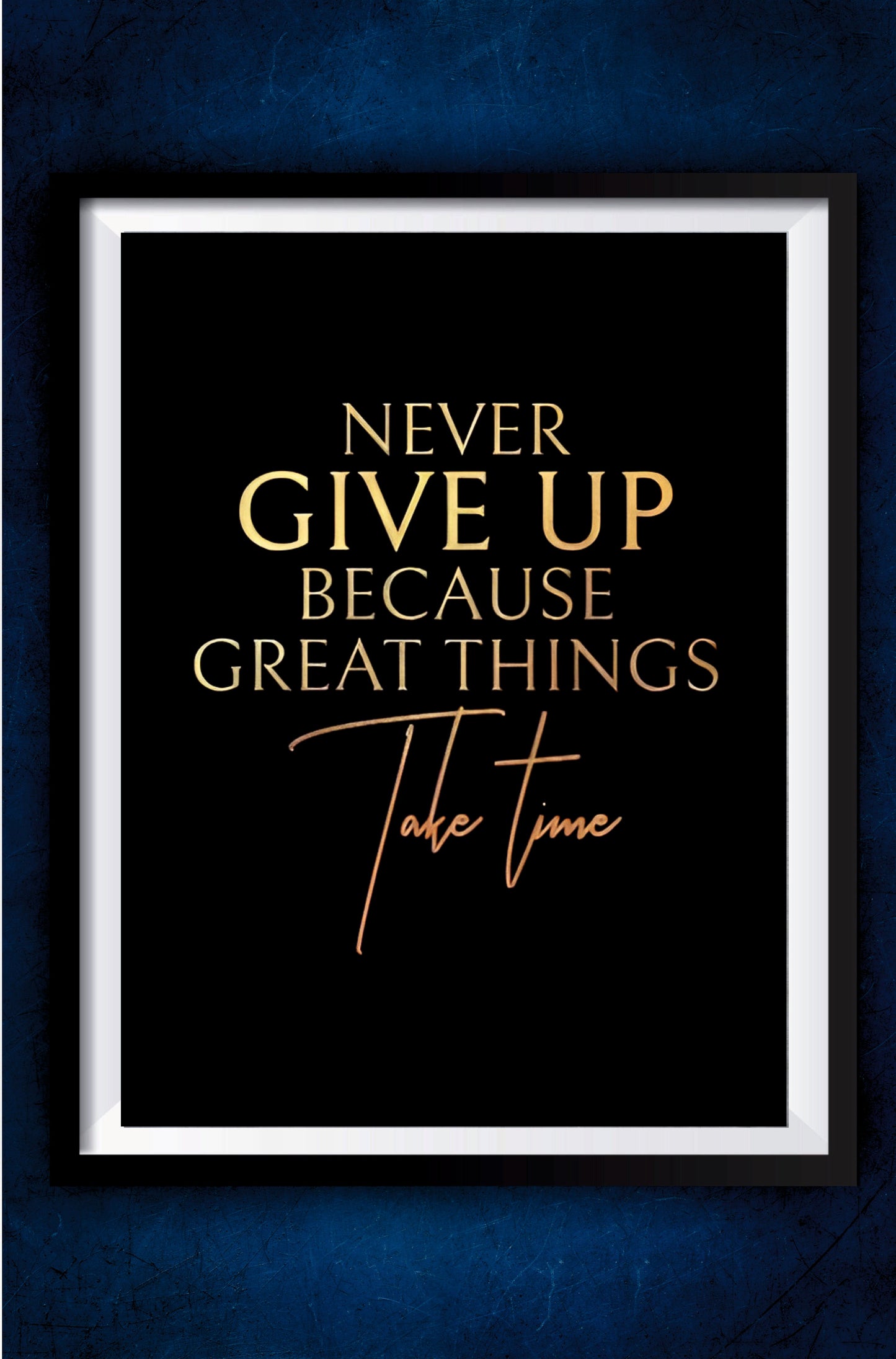 Never Give Up Motivation Poster || Motivation