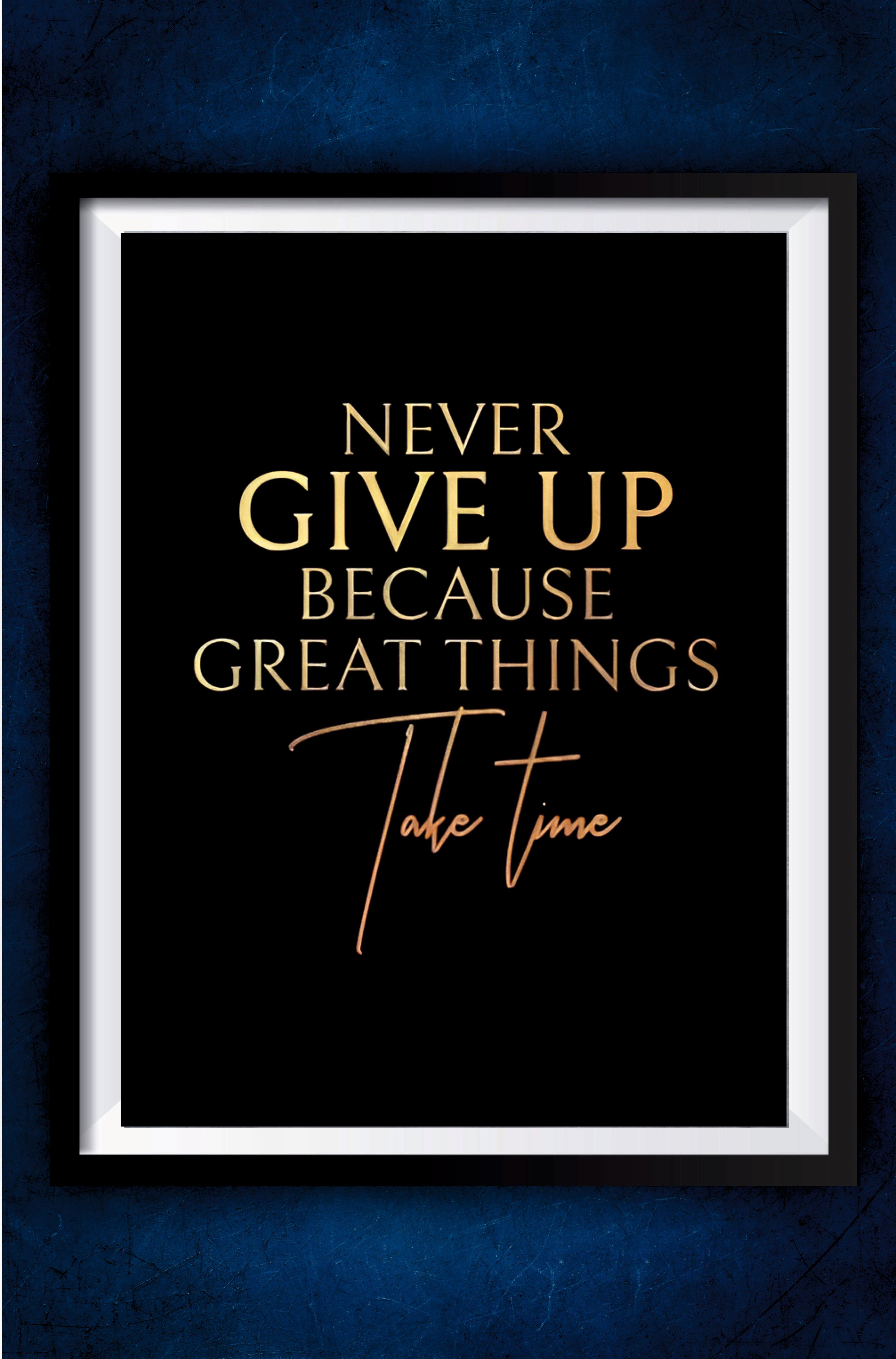 Never Give Up Motivation Poster || Motivation