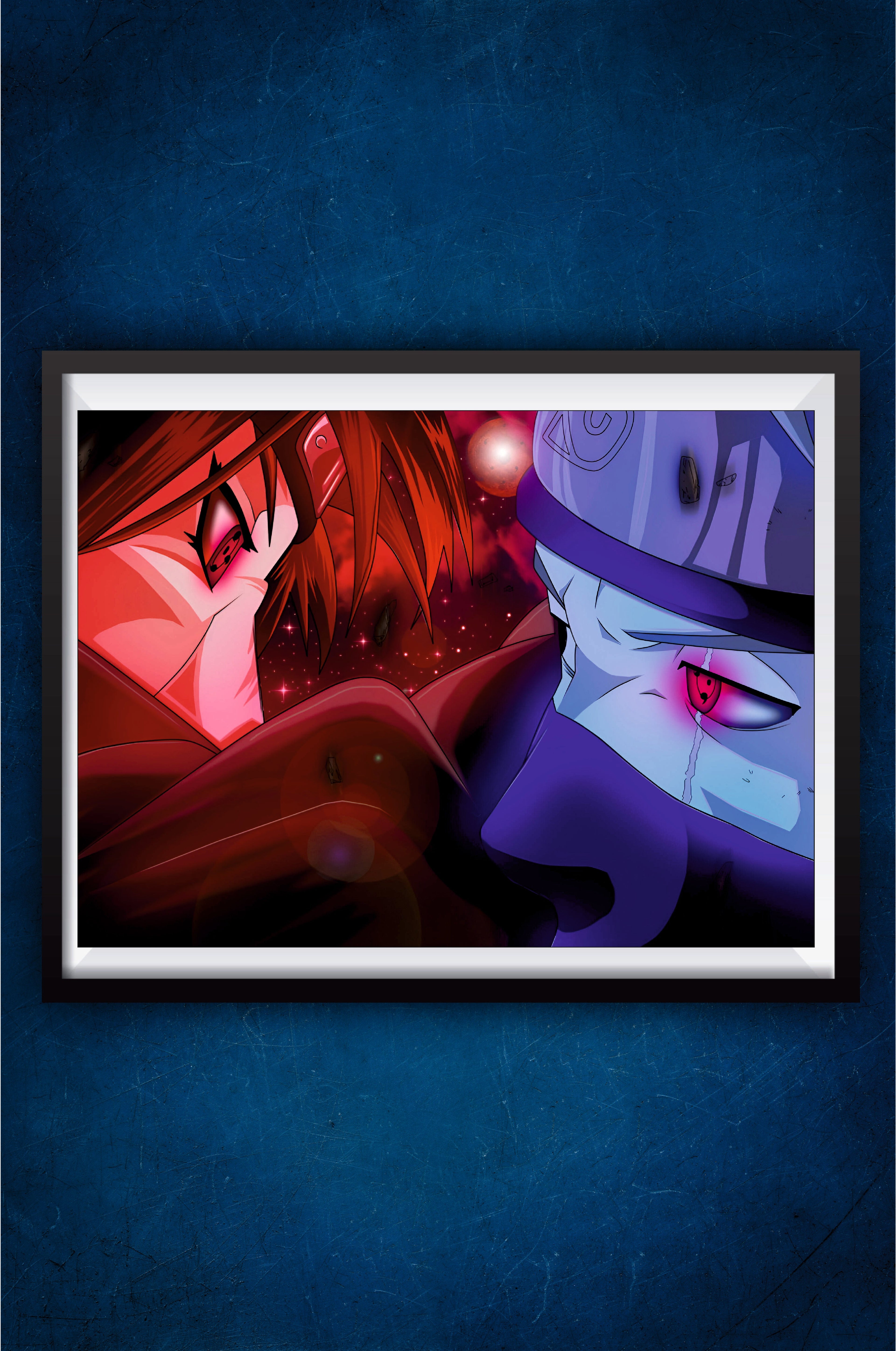 Kakashi vs Itachi Poster || Naruto Poster