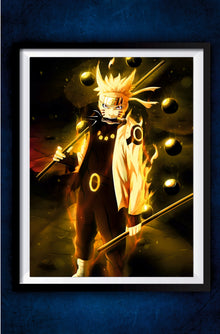 Naruto Six Path Sage Mode Poster || Naruto Poster