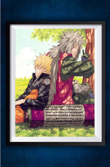 Naruto and Jiraiya
