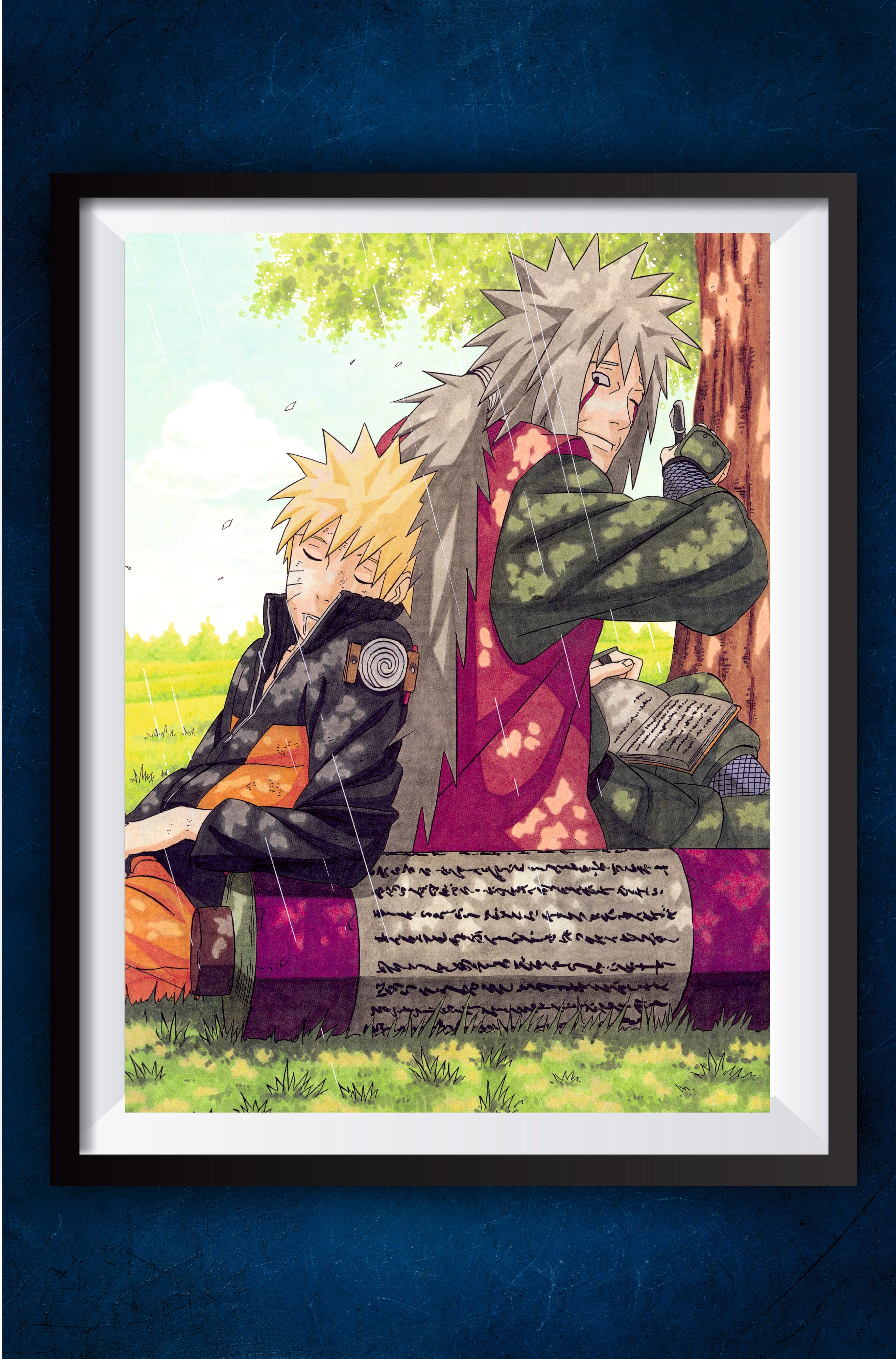 Naruto and Jiraiya