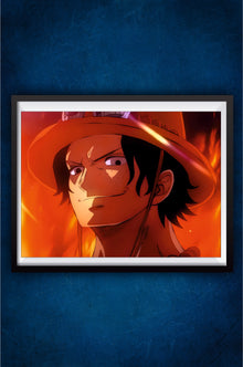 Fire Fist Ace Poster || One Piece Poster