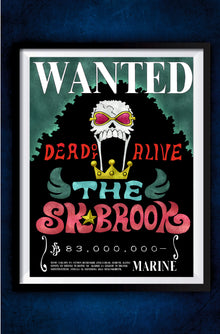 Brook Wanter Poster || One Piece Poster