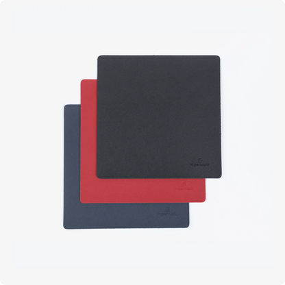 Lót chuột 20x20cm chất liệu giả da PU HyperWork Mousepad