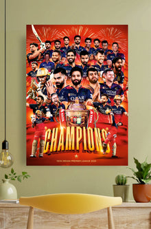 IPL 2025 Champions || RCB Poster