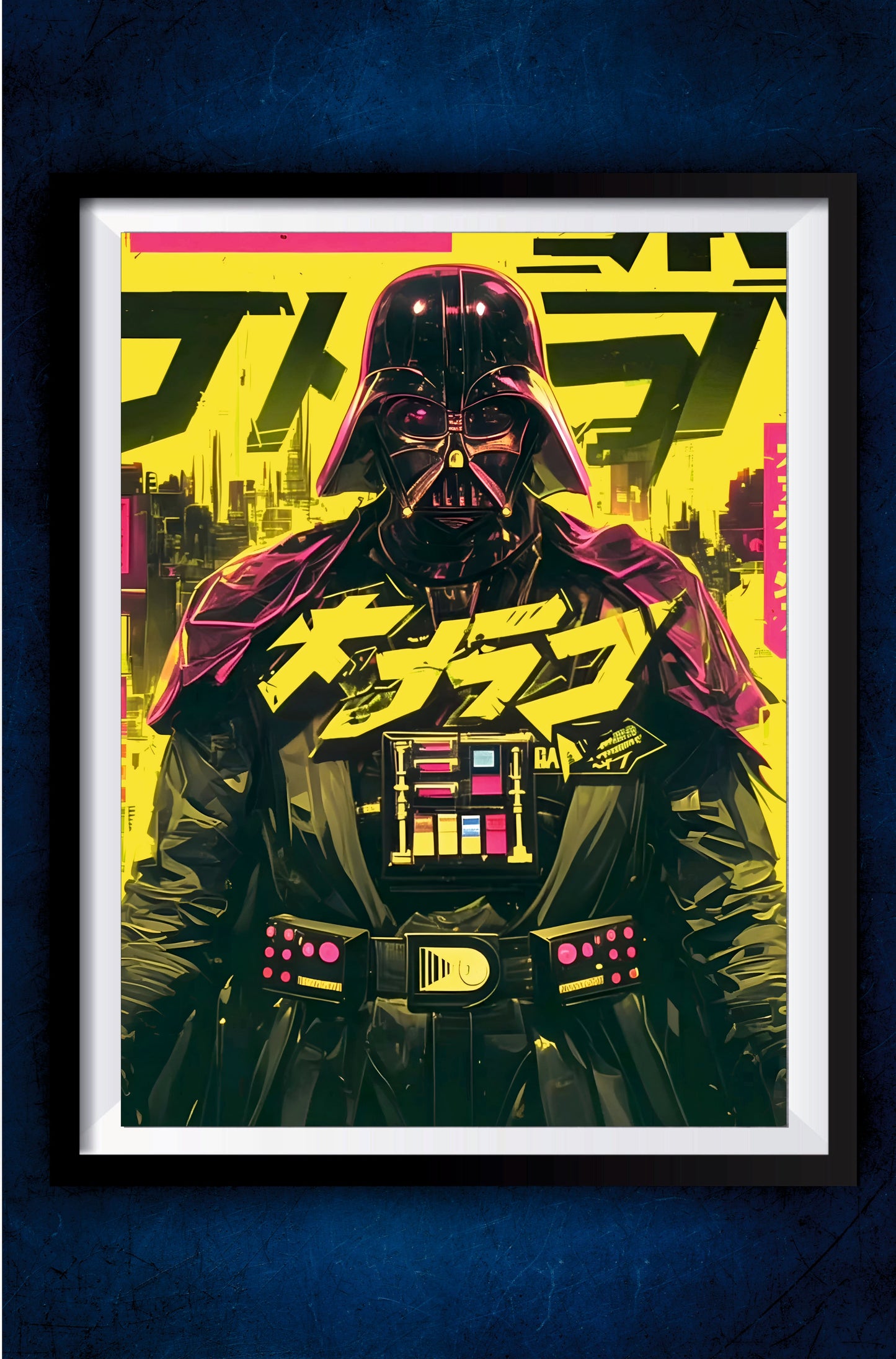 Darth Vader Yellow Art Poster || Star wars Poster
