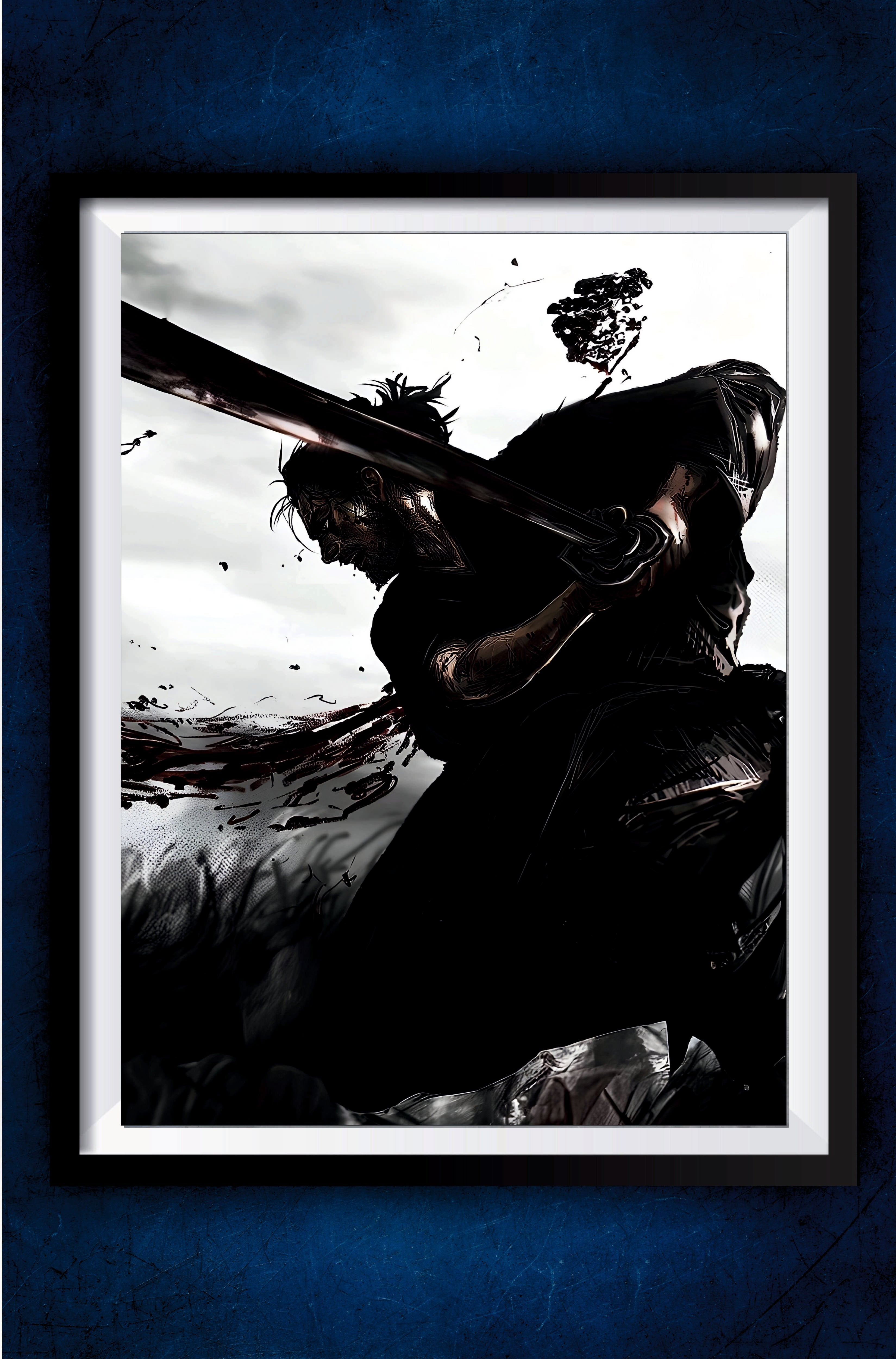 Musashi Miyamoto Sword Poster || Vegabond Poster