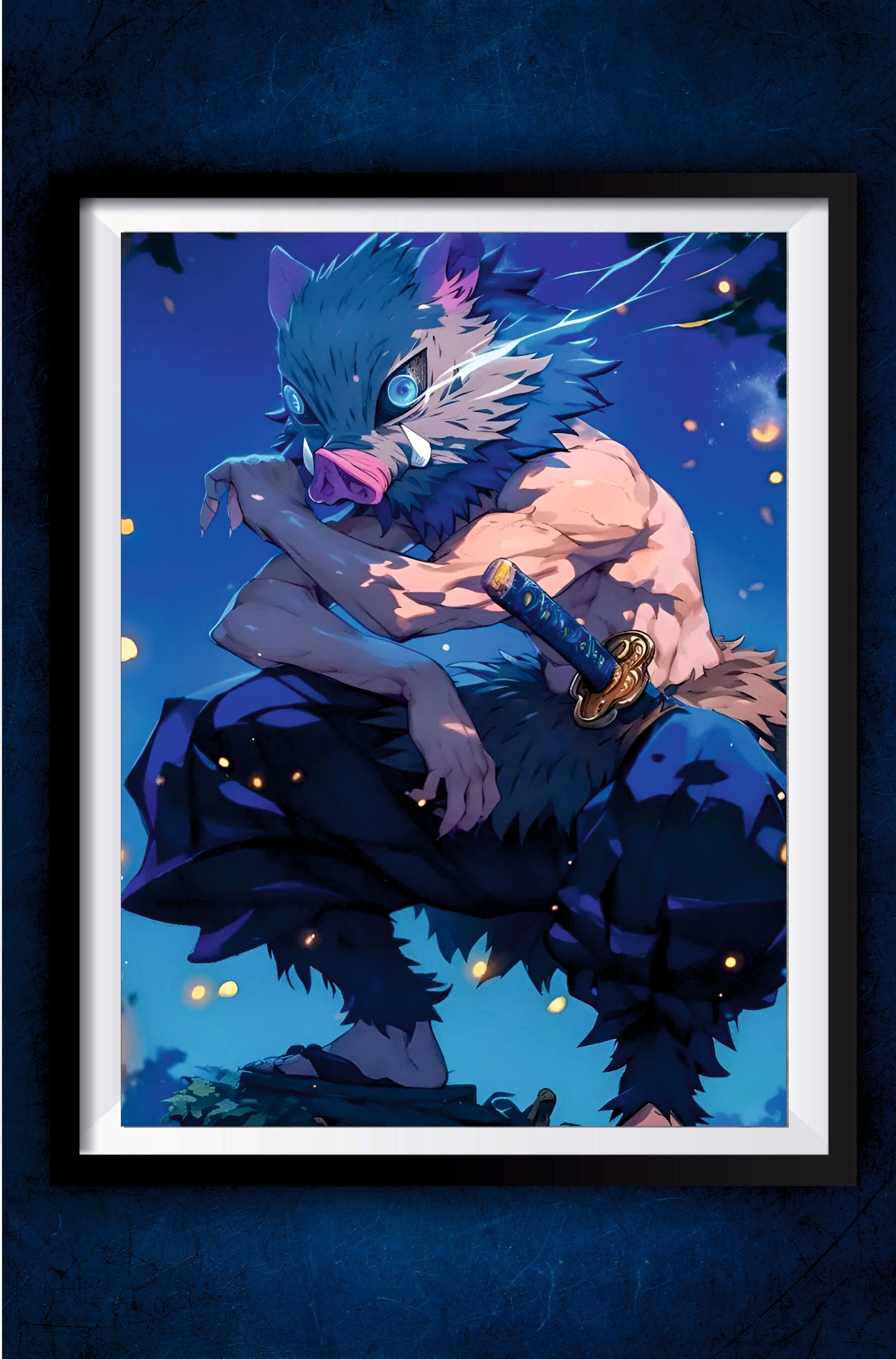 Inosuke Hashibira Poster || Demon Slayer Poster